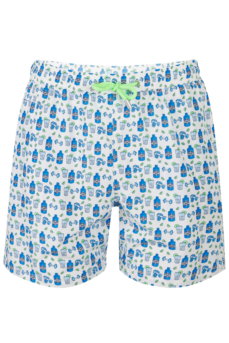 Men Lighting Micro Gym and Gin Shorts