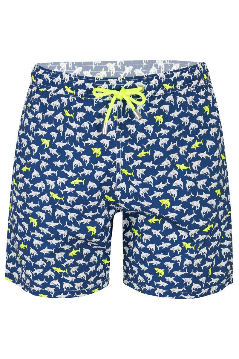 Men Lighting Micro Shark Trouble Shorts