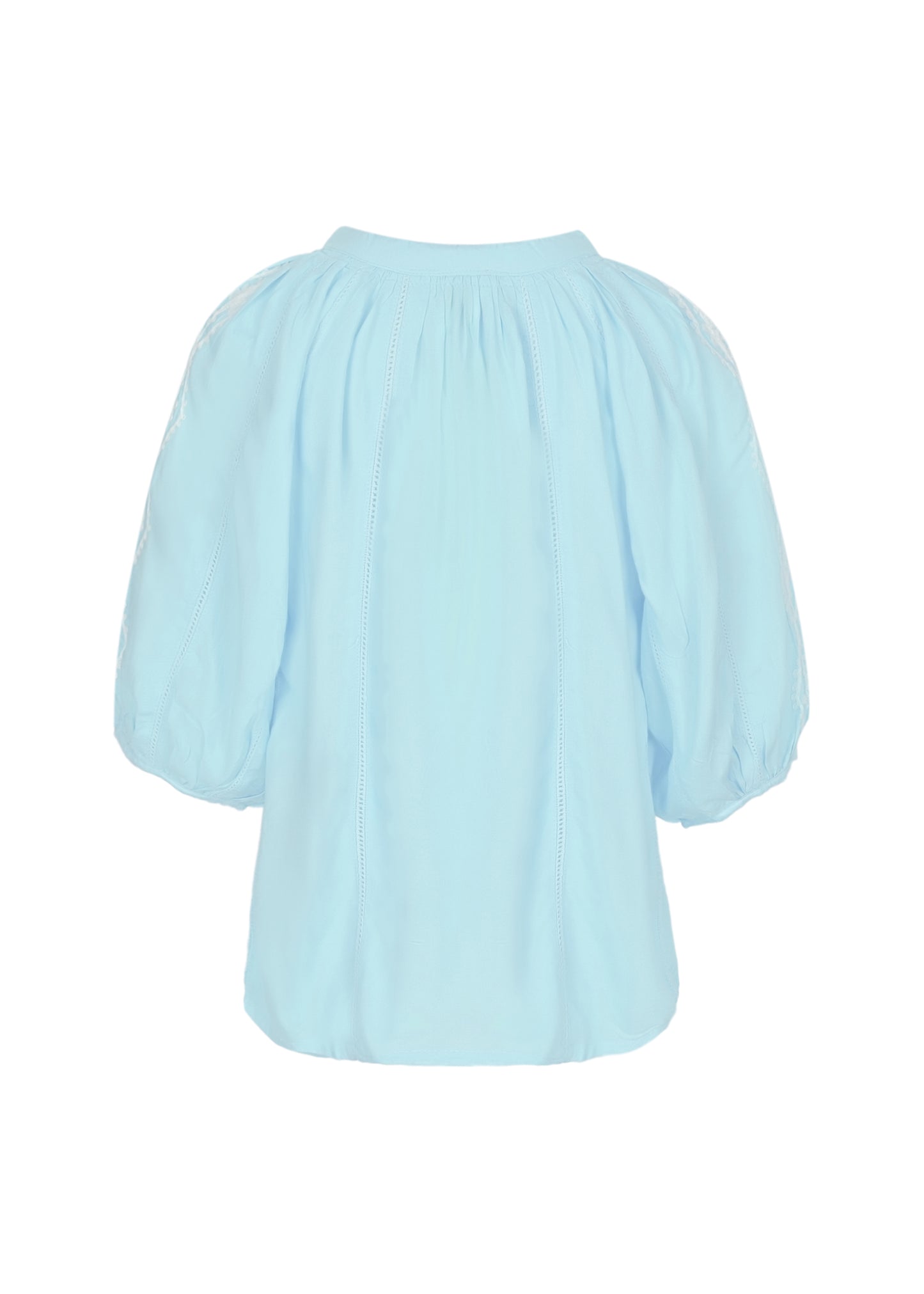 Girls Aliya Sky White Top - Top