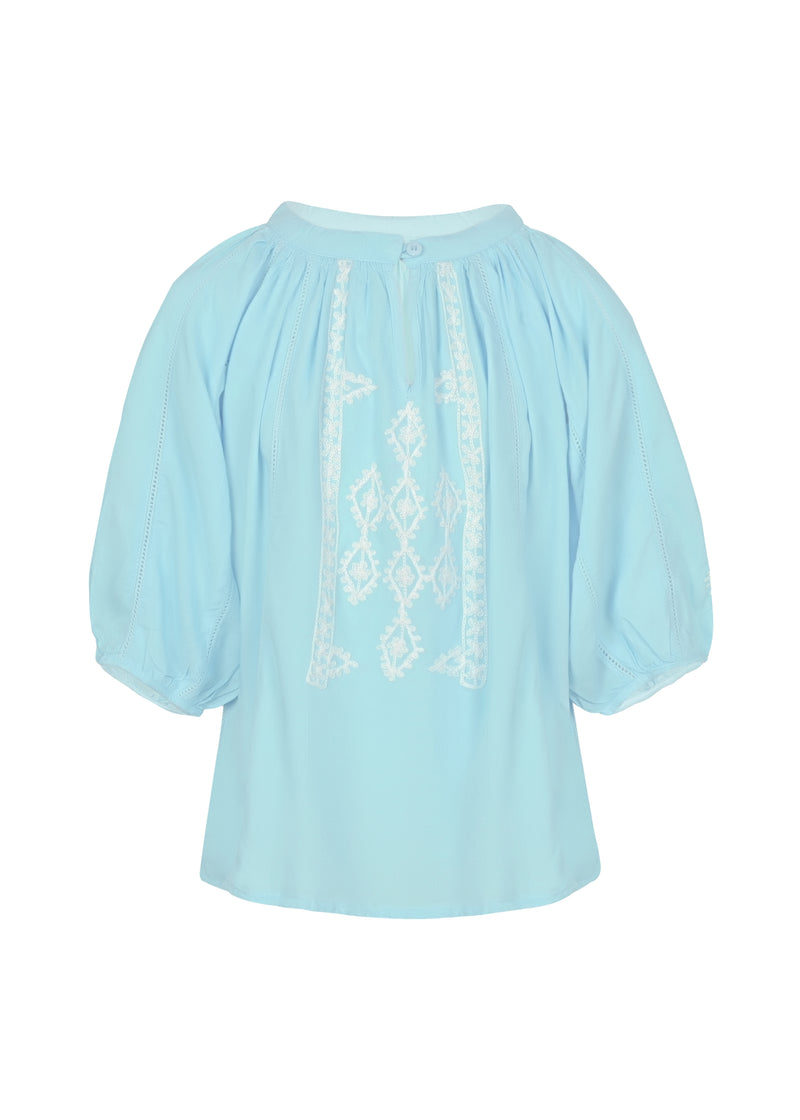 Girls Aliya Sky White Top