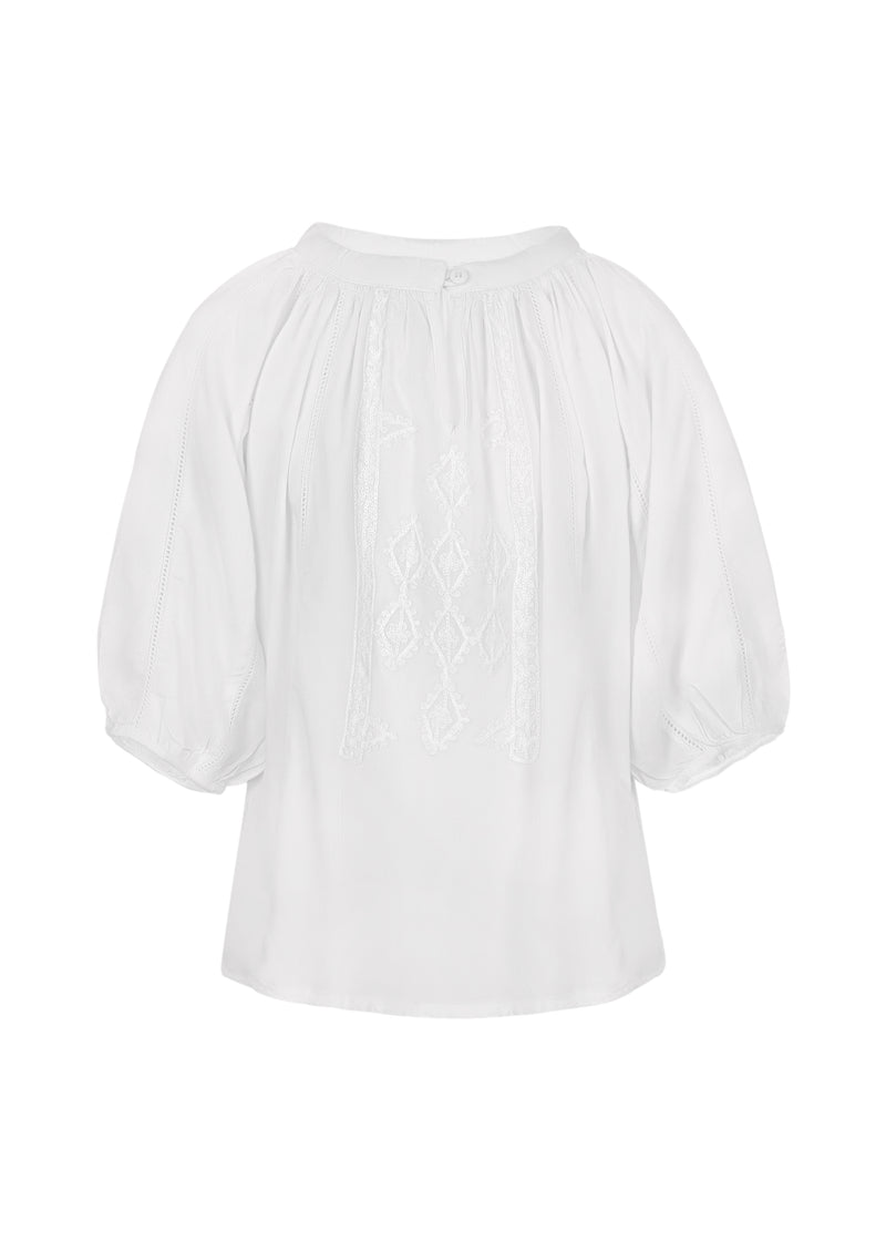 Girls Aliya White White Top