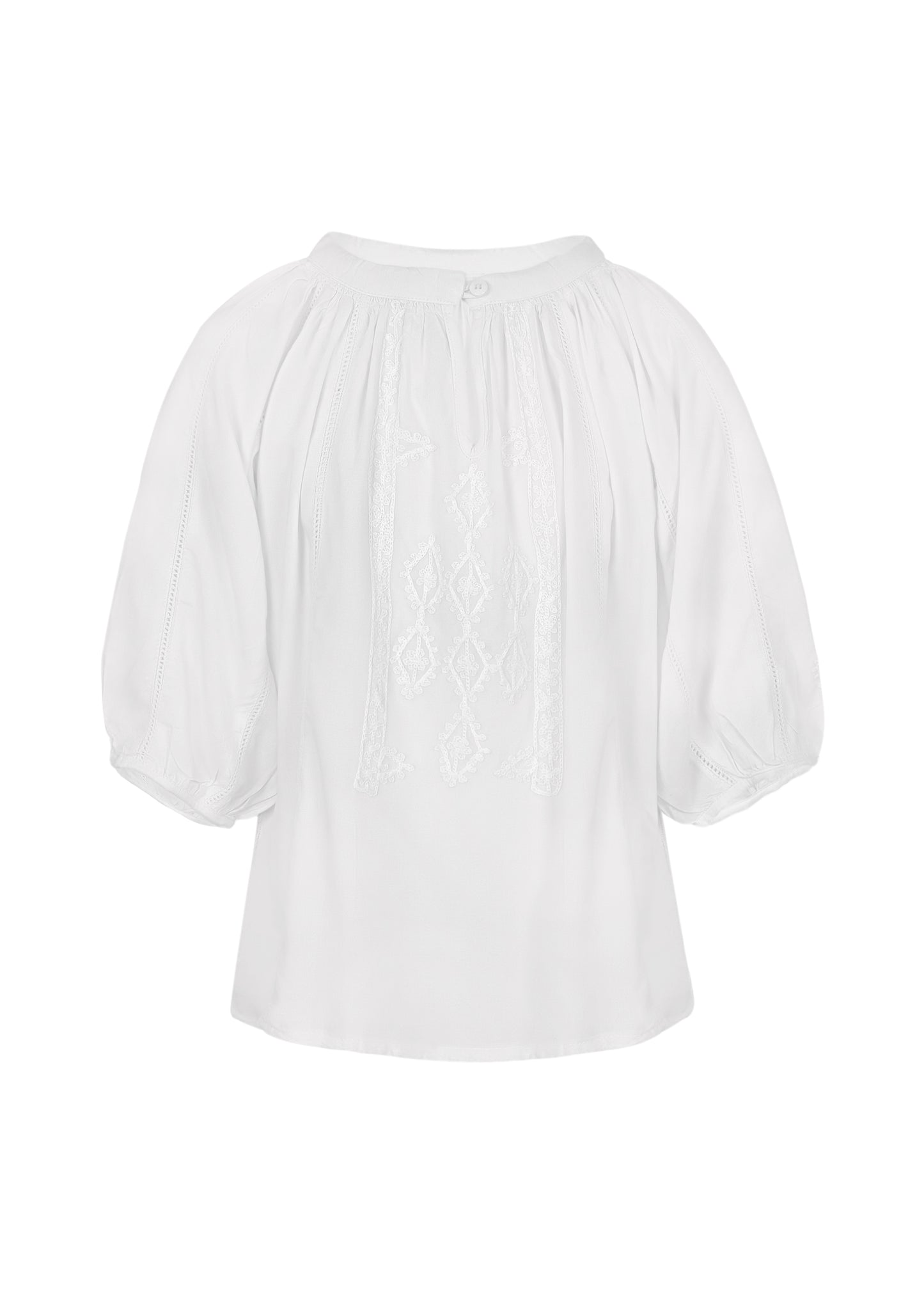 Girls Aliya White White Top - Top