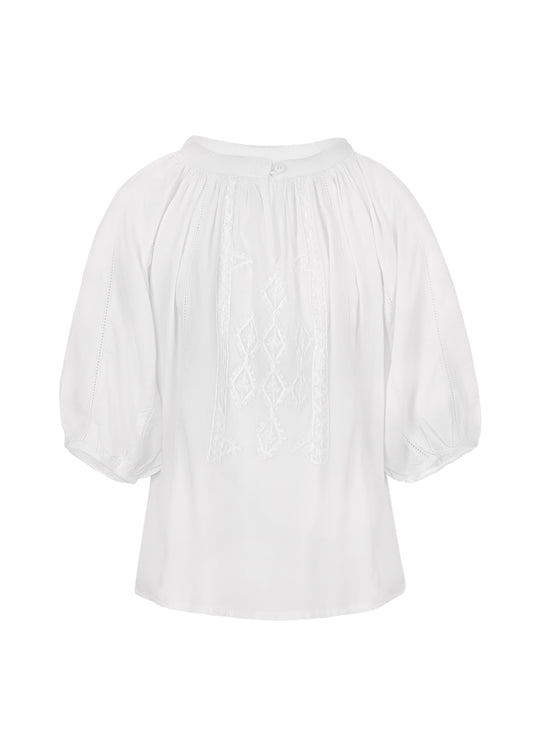 Girls Aliya White White Top - Top