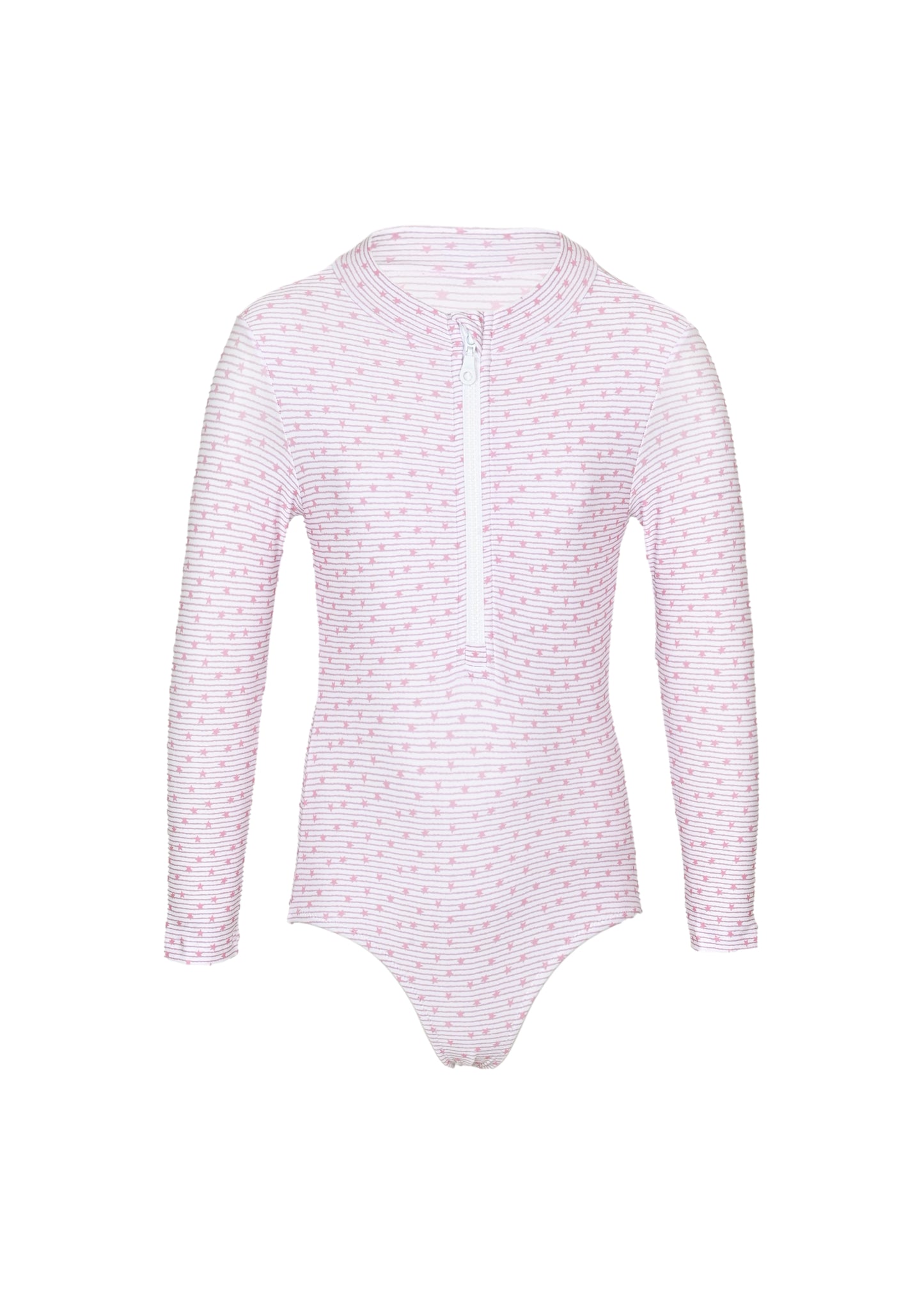Load image into Gallery viewer, Girls Ella Pink Stars Swimsuit - One Piece
