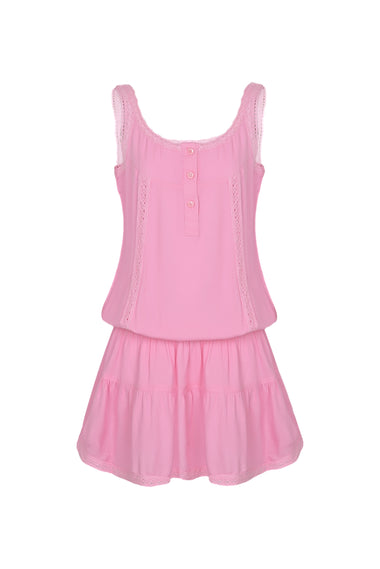 Girls Jaz Pale Pink Dress - Dress