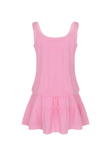 Girls Jaz Pale Pink Dress - Dress