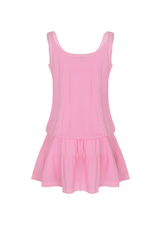 Girls Jaz Pale Pink Dress - Dress