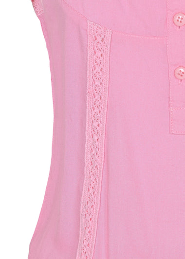 Girls Jaz Pale Pink Dress - Dress