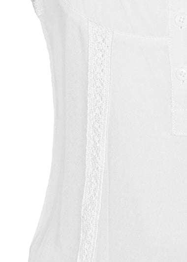 Girls Jaz White Dress - Dress