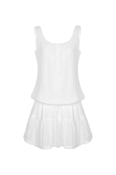 Girls Jaz White Dress - Dress