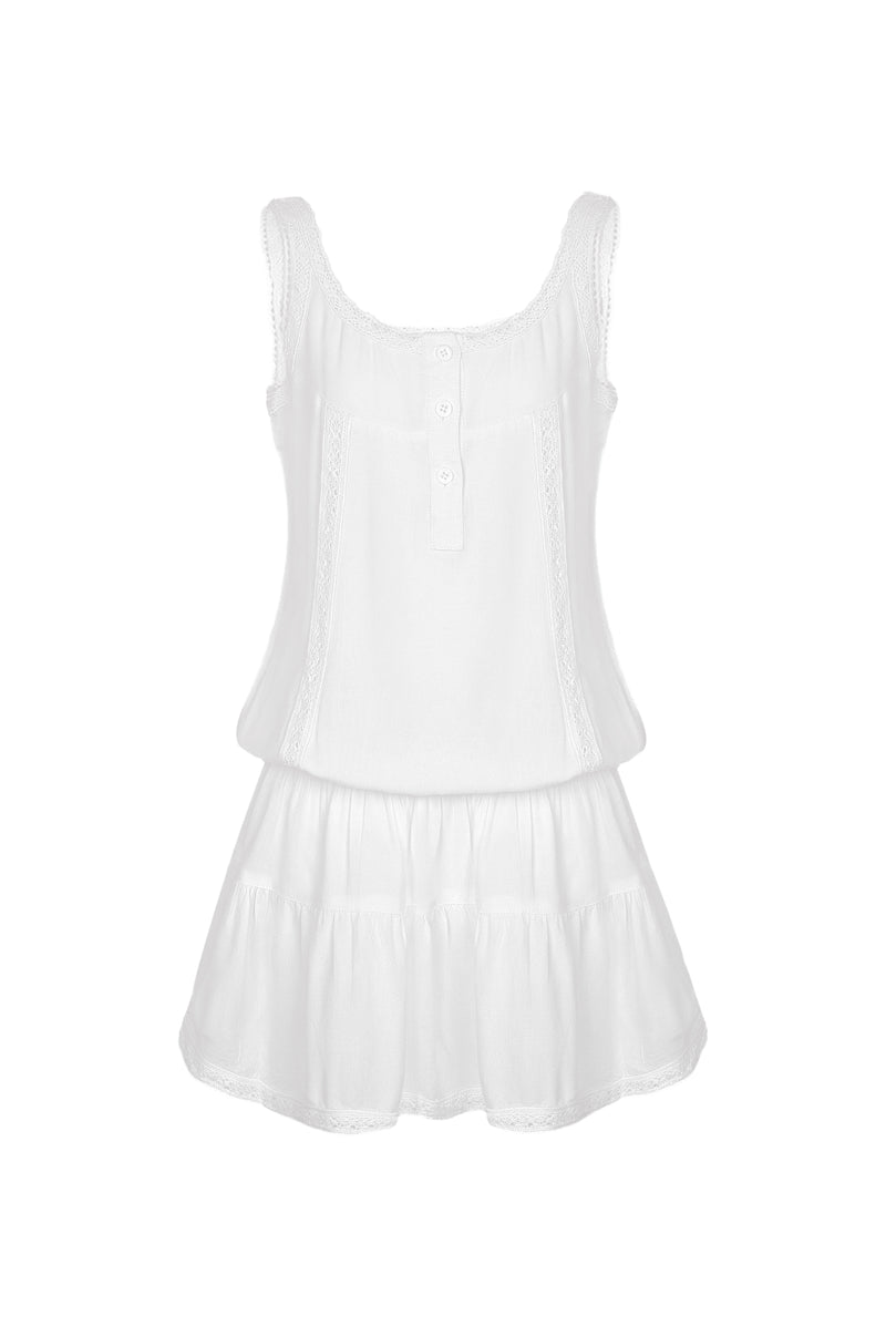 Girls Jaz White Dress
