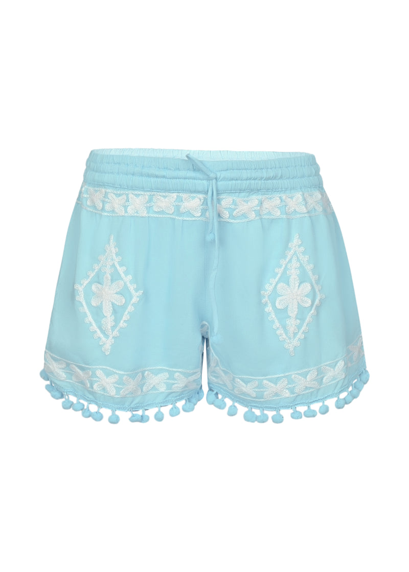 Girls Sienna Sky White Shorts