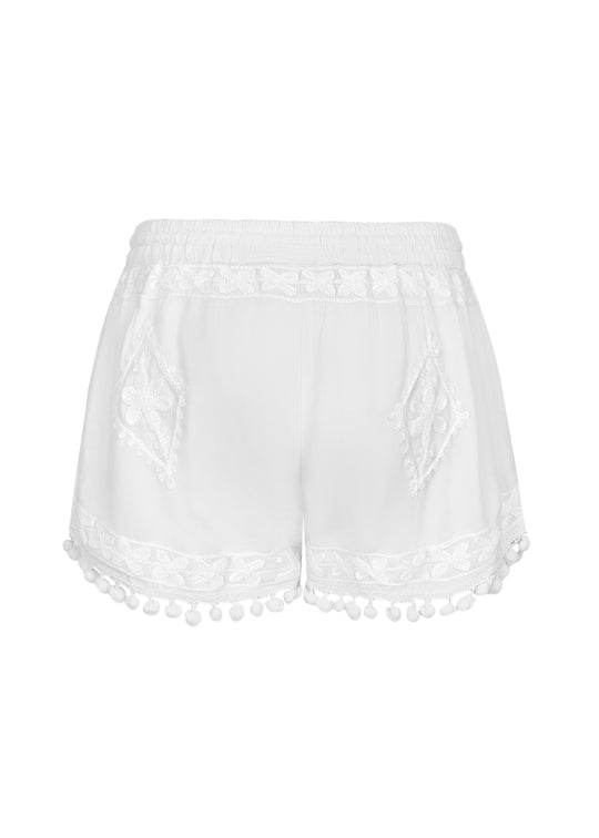 Load image into Gallery viewer, Girls Sienna White Shorts - Shorts
