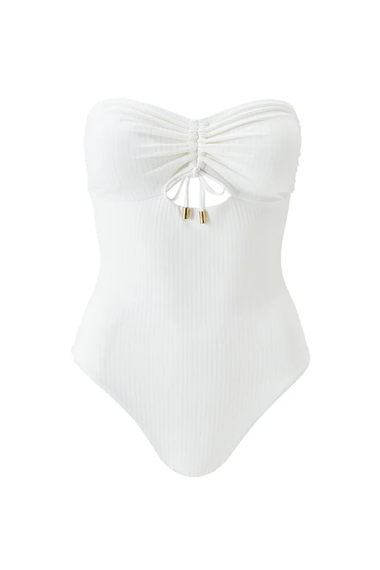Lucca One Piece Cream Ribbed