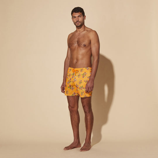 Men Swim Shorts Ultra-Light and Packable Rataturtles Orange