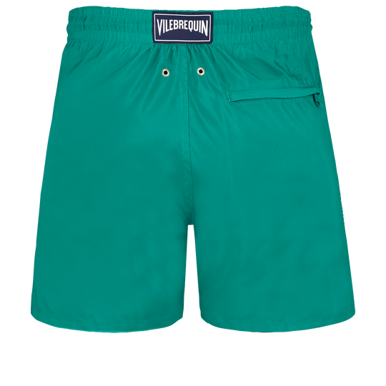 Men Swim Shorts Ultra-Light and Packable Solid Emerald Green