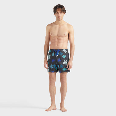 Men Ultra-light and Packable Swim Shorts Tortues Multicolores