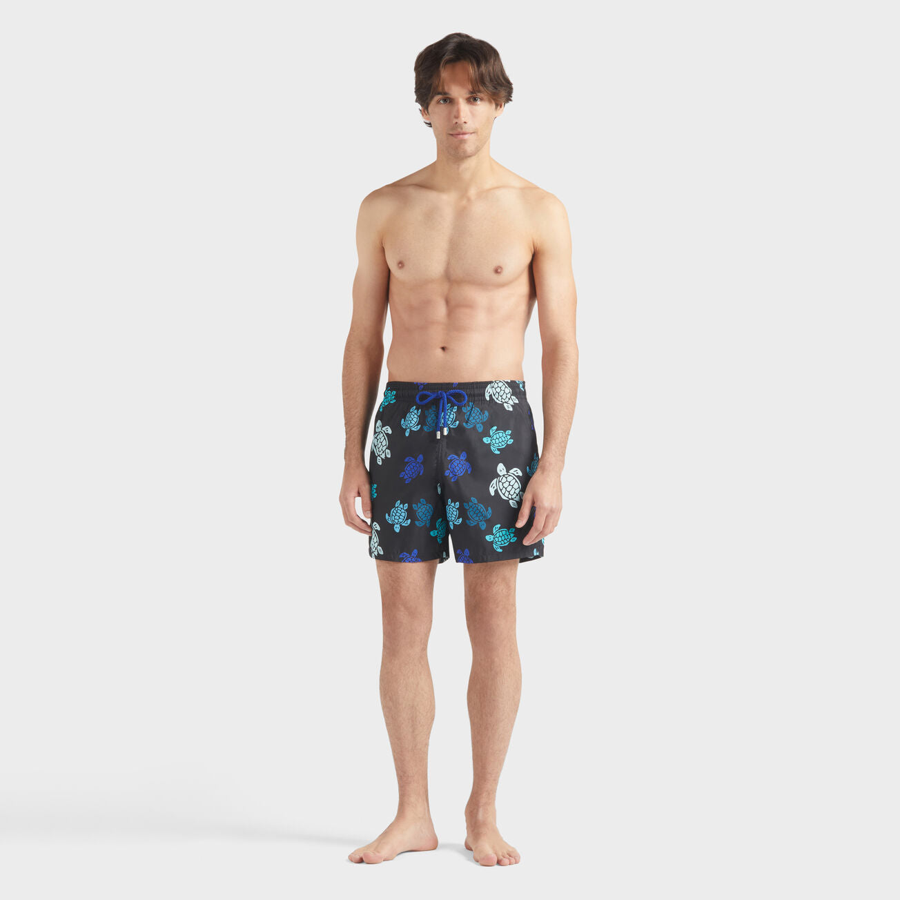 Load image into Gallery viewer, Men Ultra-light and Packable Swim Shorts Tortues Multicolores
