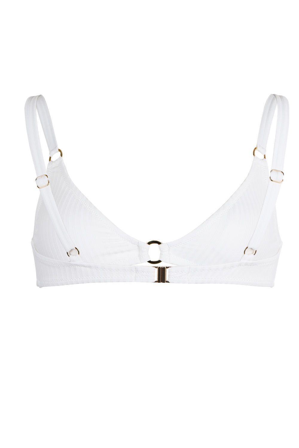 Load image into Gallery viewer, Montenegro Bikini Top Cream Ribbed
