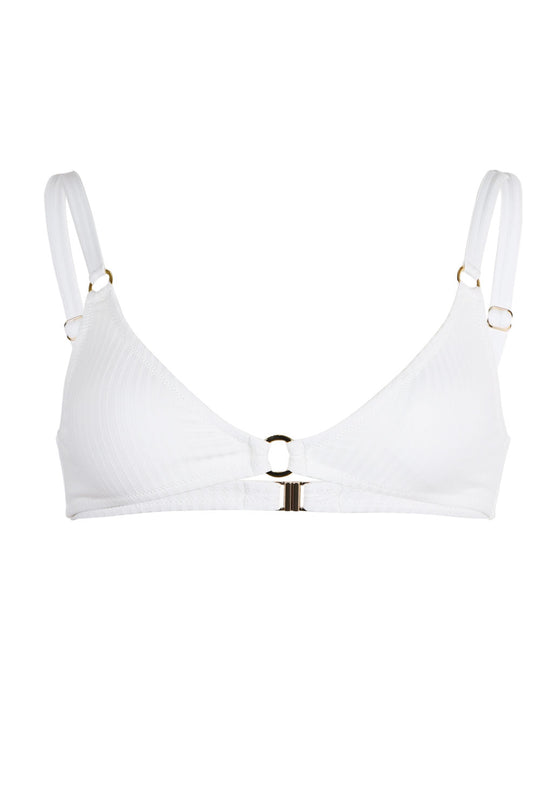Montenegro Bikini Top Cream Ribbed