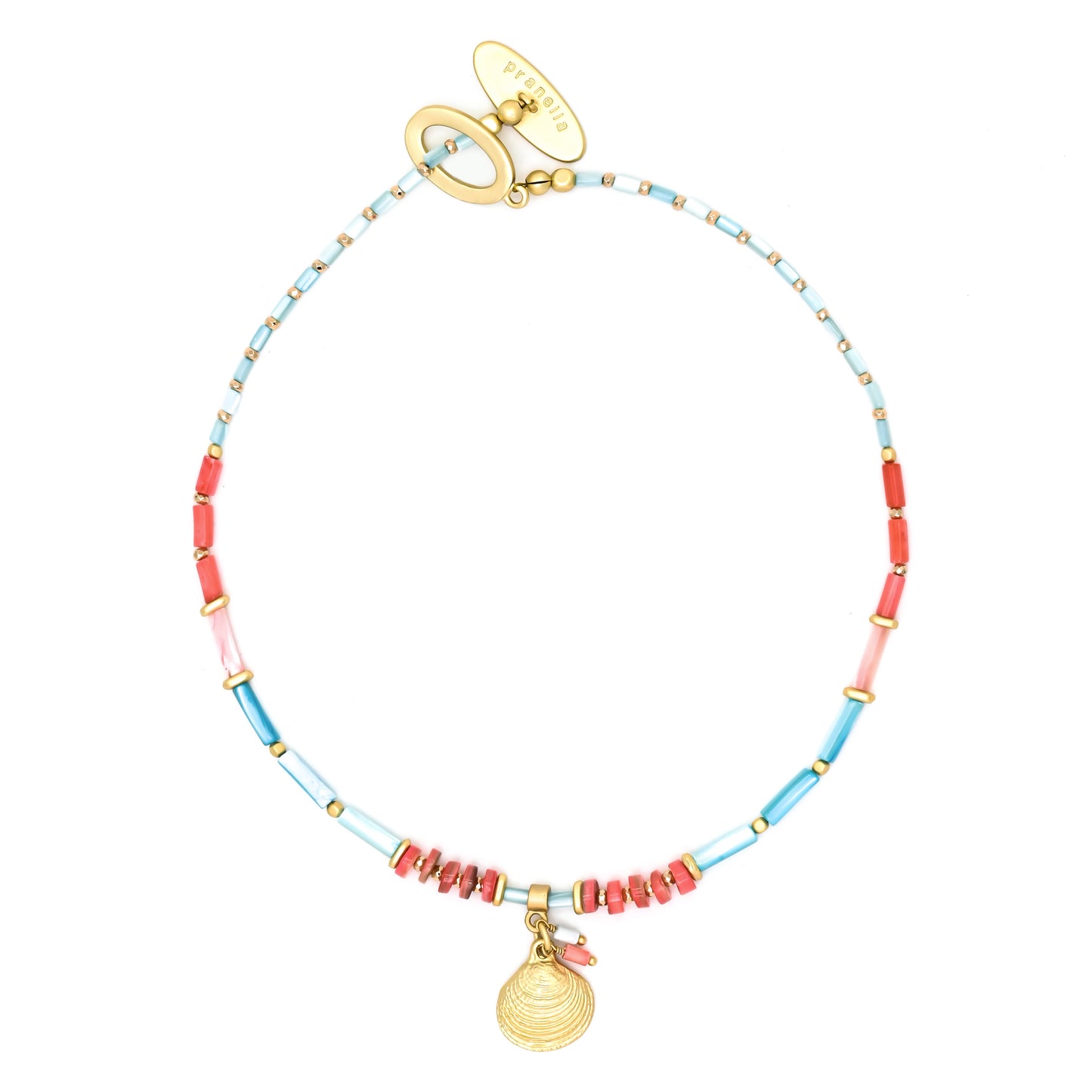 Load image into Gallery viewer, Nerissa Short Shell Scallop Necklace - Necklace
