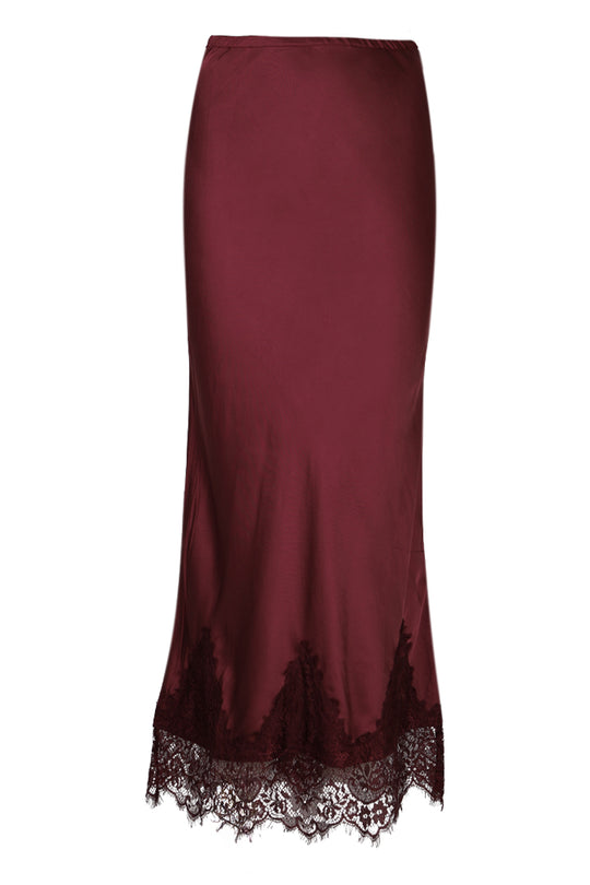 Burgundy Maeva Skirt