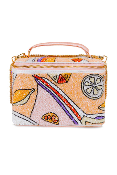 New Orleans Vanity Bag Orange Palm