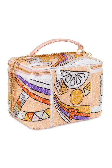 New Orleans Vanity Bag Orange Palm