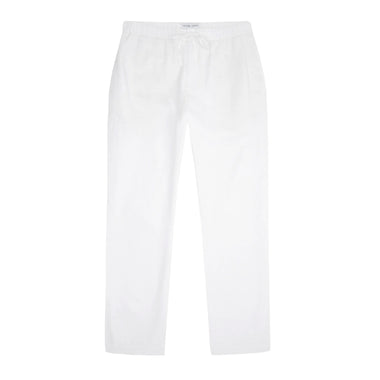Men’s Oscar Linen Chinos - White - Trousers