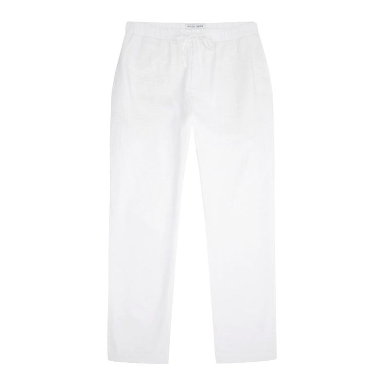 Men’s Oscar Linen Chinos - White