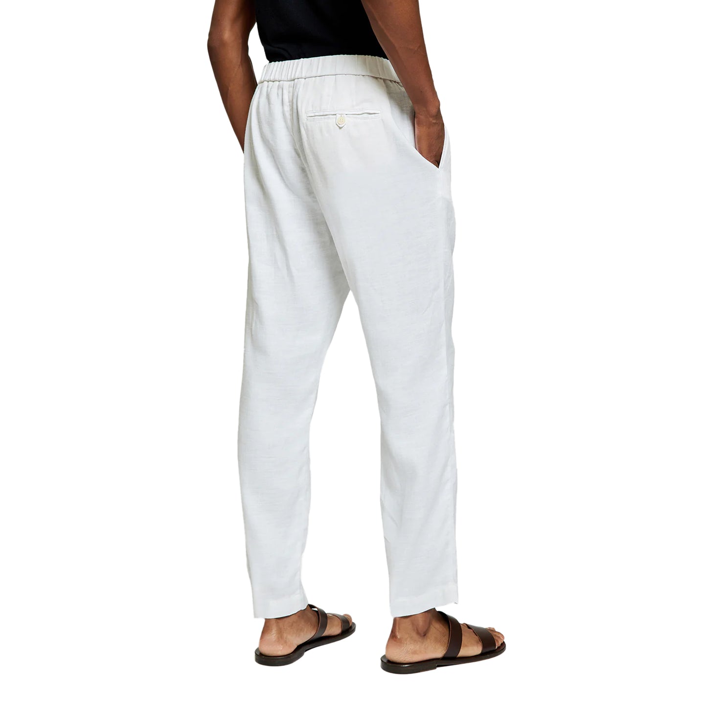 Load image into Gallery viewer, Men’s Oscar Linen Chinos - White - Trousers
