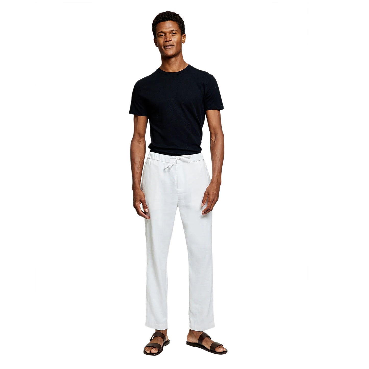 Load image into Gallery viewer, Men’s Oscar Linen Chinos - White - Trousers
