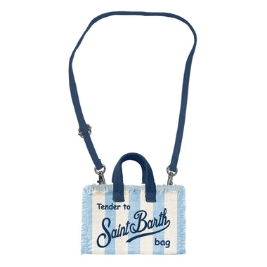 Phone Bag Stripes Pop Cream & Blue