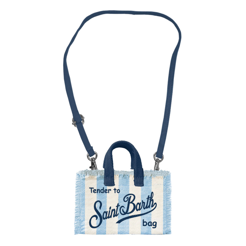 Phone Bag Stripes Pop Cream & Blue