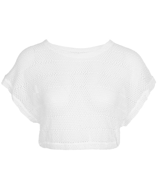 Load image into Gallery viewer, Renee Crop Top Cream - Top
