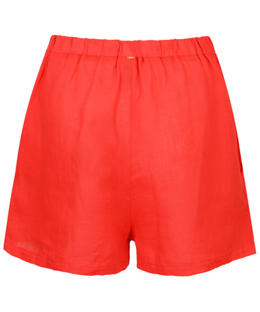 Pan Passion Linen Short - Shorts