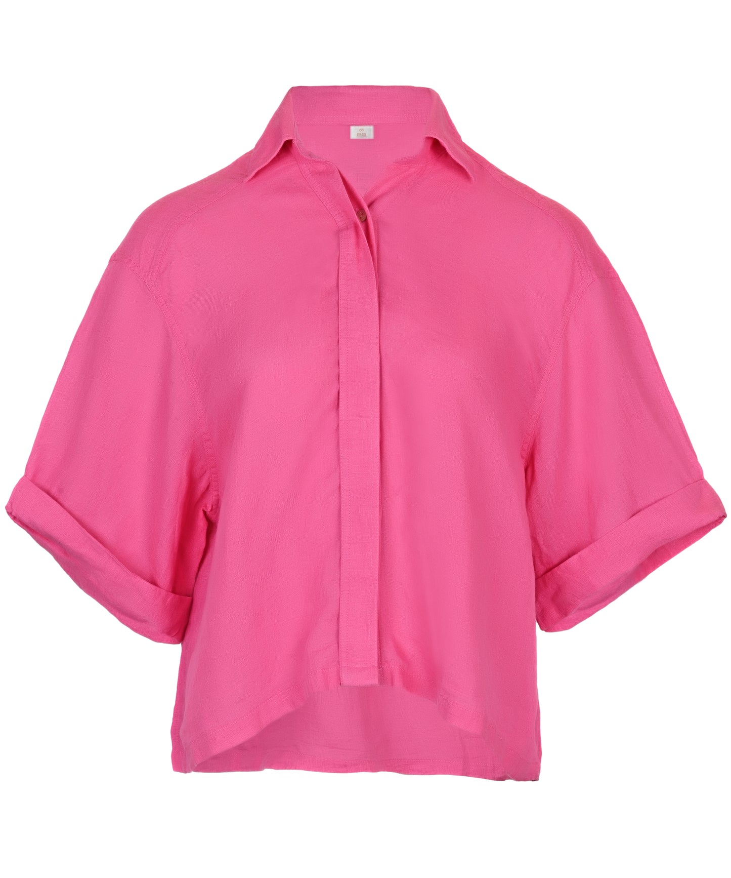 Hot Pink Linen Top - Top