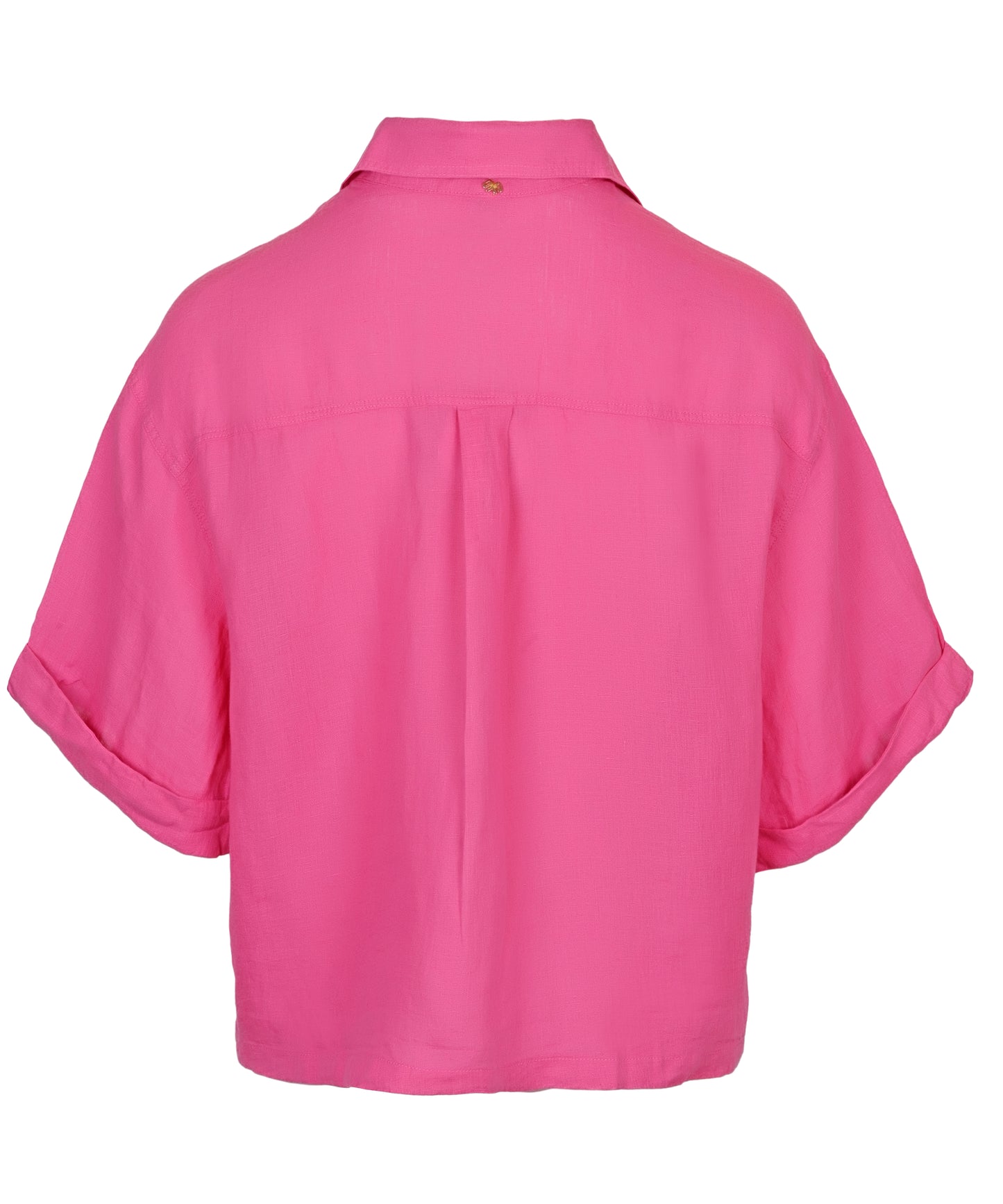 Hot Pink Linen Top - Top