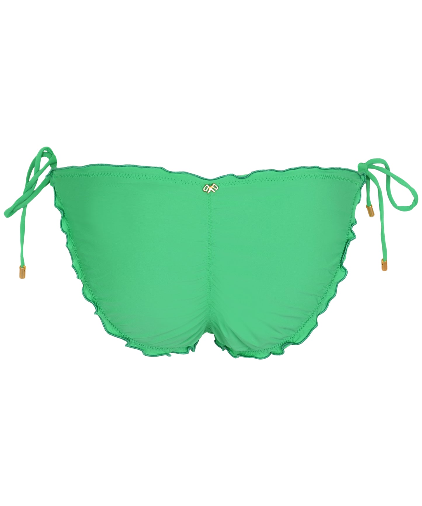Load image into Gallery viewer, Embroidered Lettuce Edge Tie Full Cover - Bikini Bottom
