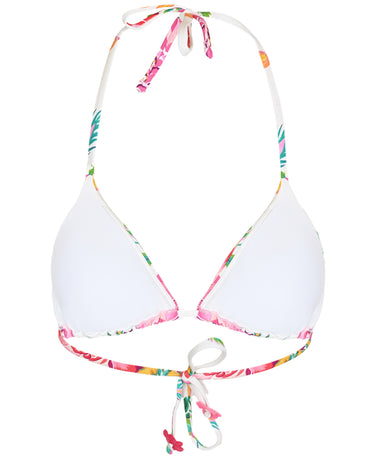 Mita Embroidered Tri Top - Bikini Top