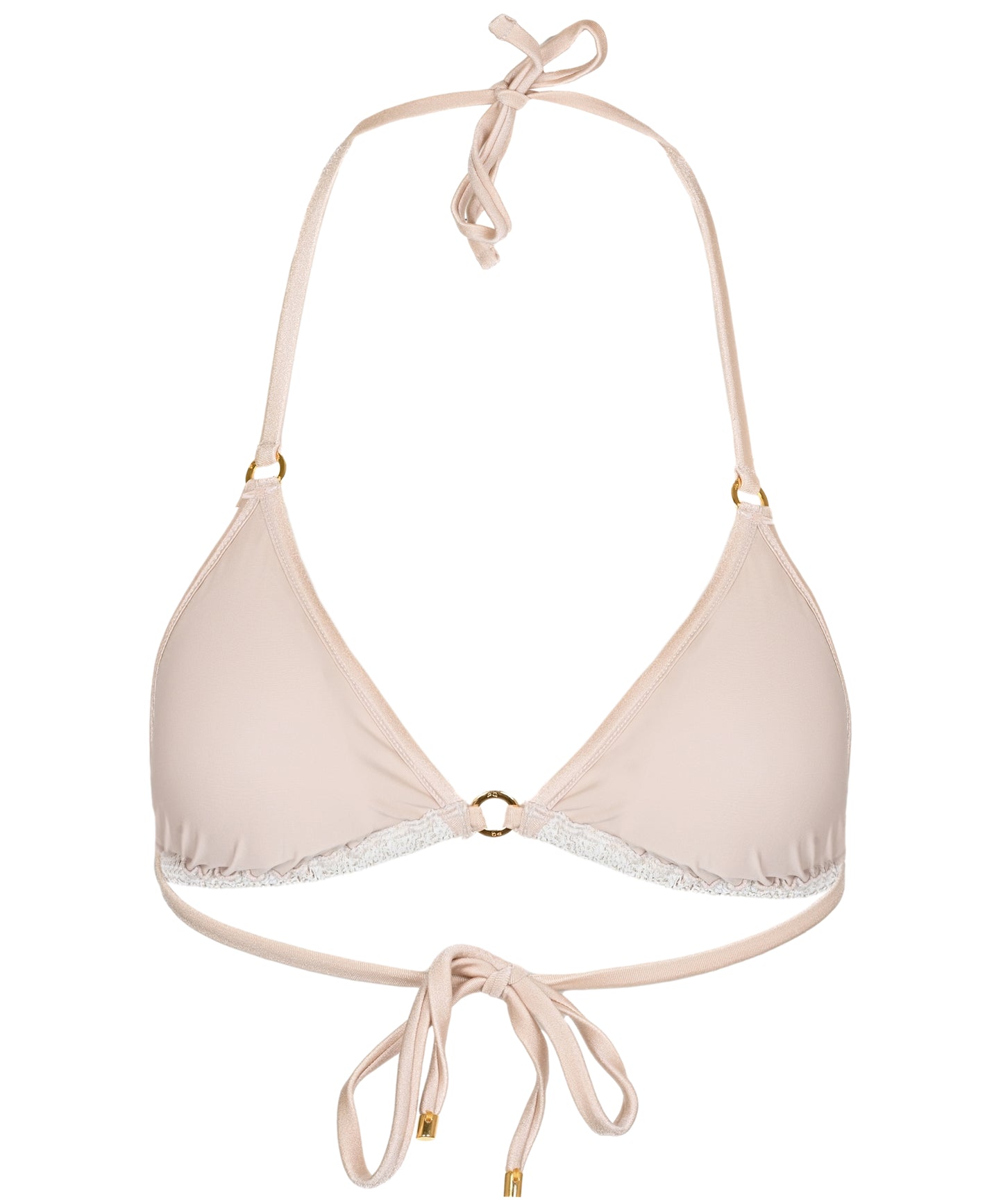 Load image into Gallery viewer, Biscotti River Ruffle Tri Top - Bikini Top
