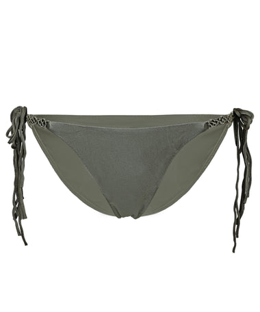 Mila Tie Bikini Bottom Full Olive - Bikini Bottom