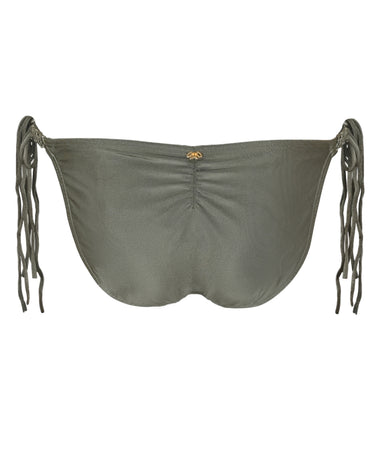 Mila Tie Bikini Bottom Full Olive - Bikini Bottom