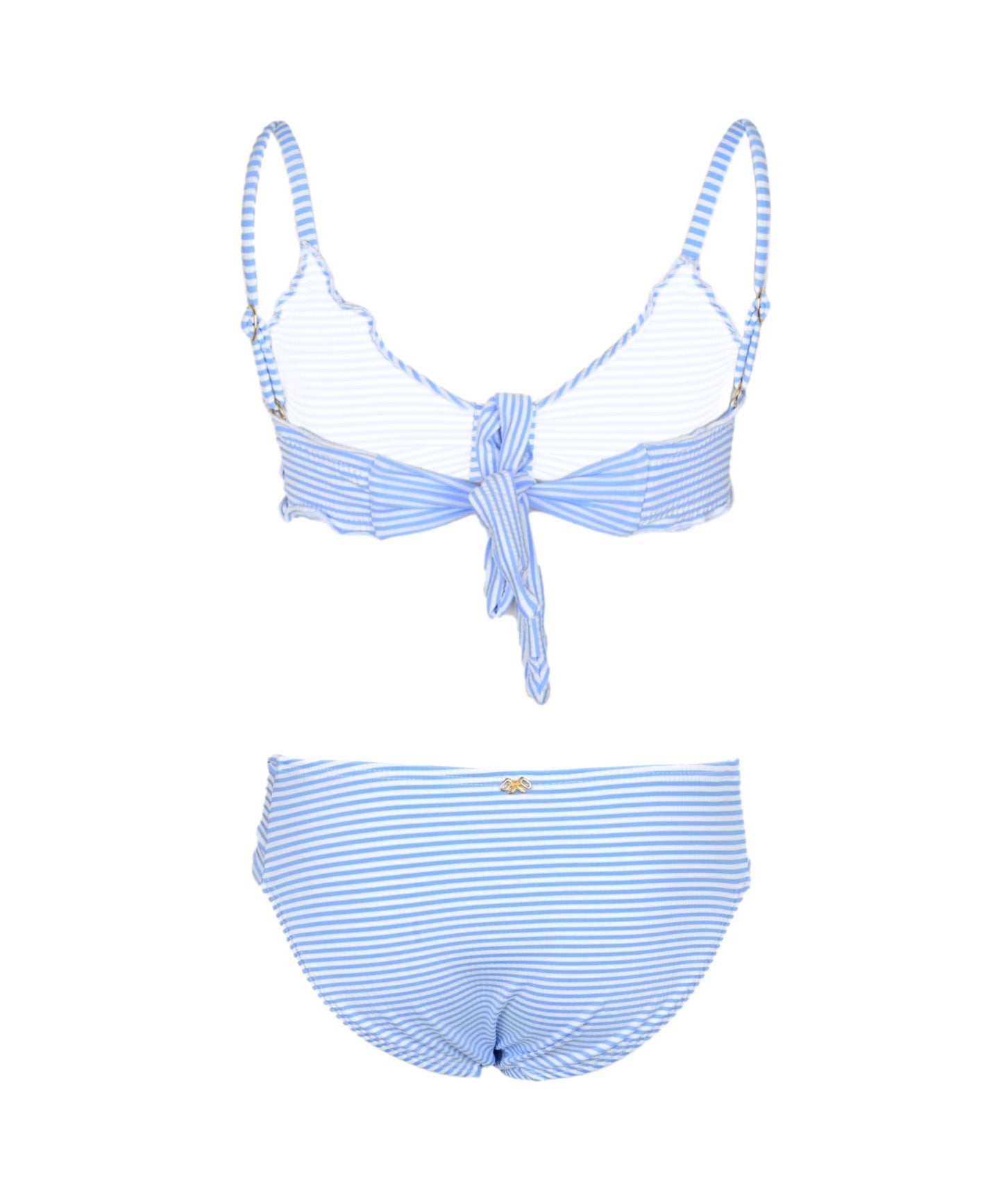 Load image into Gallery viewer, Girls Serena Bikini Sailor Stripe - Bikini
