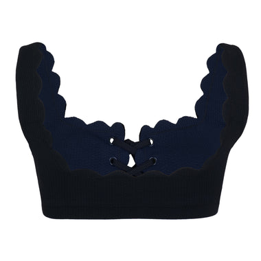 Palm Springs Tie Top Black - Bikini Top