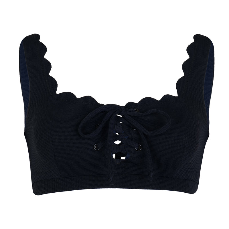 Palm Springs Tie Top Black