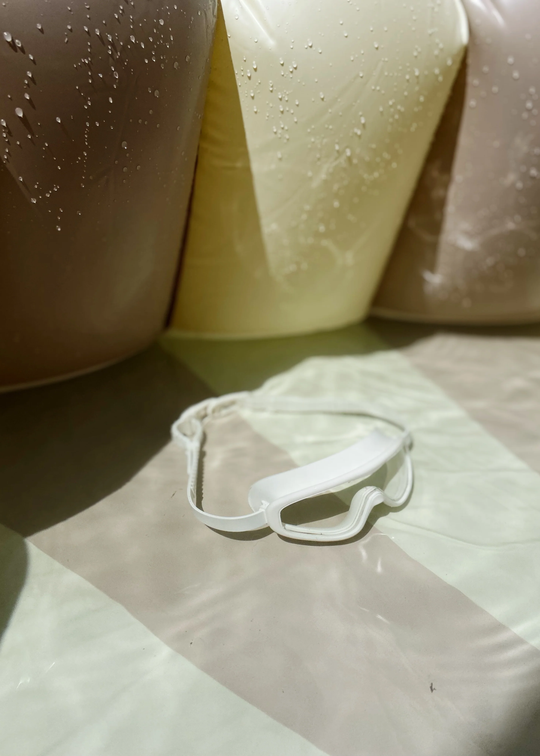 HANS goggles Creme