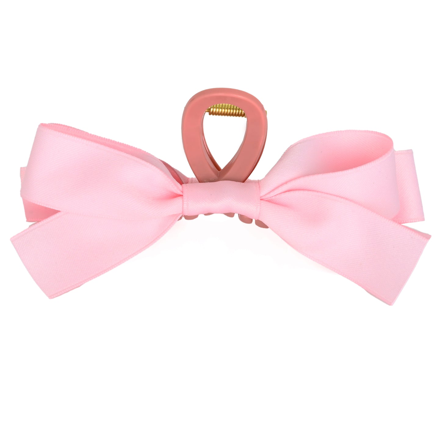 Load image into Gallery viewer, Large Claw Clip With Bow Pink - Hair Accesories
