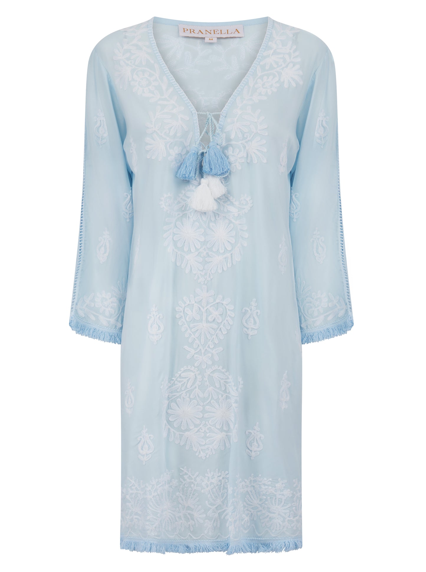 Load image into Gallery viewer, Aggie Sky/Blue Mini Dress - Dress
