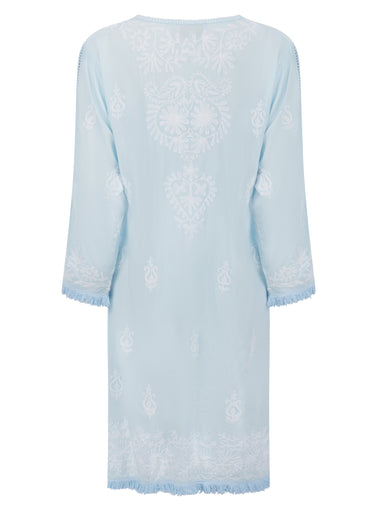 Aggie Sky/Blue Mini Dress - Dress
